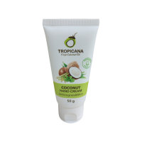 โคโคนัท แฮนด์ครีม กลิ่นเลมอนกราสแอนด์มิ้นท์ Tropicana Coconut Hand Cream 50g. (ทรอปิคานา)