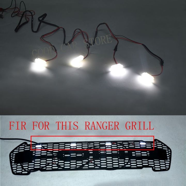 cra-styling-4pcs-set-front-racing-grille-led-white-yellow-led-fit-for-ford-ranger-grill-2015-2019-car