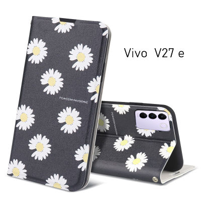 Vivo V29/V27 5G/e/Y36 4Gเคสโทรศัพท์ป้องกันการกระแทกสำหรับ Vivo V27e/5G ลายการ์ตูนกระเป๋าสตางค์ฝาพับหนังธุรกิจกระเป๋าเก็บบัตรธุรกิจ