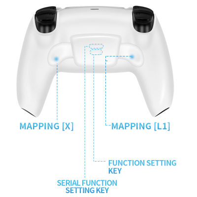 สำหรับ PS5 Controller EXtremeRate Programable RISE 4.0ชุดเกมคอนโทรลเลอร์ไร้สายบลูทูธเกมแพด PS5อุปกรณ์เสริม