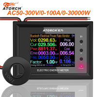 100A AC50-300V 2.4 "Digital Power Wattmeter Indicator Energy Ammeter Current Amps Volt Tester Detector