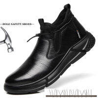 ใหม่รองเท้านิรภัยกันหนาว,Anti-Smashing และ Anti-Piercing Men S Lightweight Non-Slip Safety Boots รองเท้าทำงาน