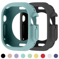 Candy Cover for Apple Watch Ultra Case 49mm 45mm 41mm Smartwatch TPU Protector Bumper Accessories Iwatch Series 7 8 Accessories