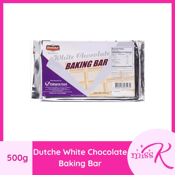 Dutche White Chocolate Baking Bar 500g Lazada PH