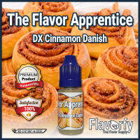 The Flavor Apprentice DX Cinnamon Danish - กลิ่นเขนมปังซินนามอนเดนิช สูตรไม่ผสมไดคีโตน - กลิ่นผสมอาหาร - ผ่านการรับรองจาก อย. ประเทศไทย บรรจุและขายโดย Flavorfy กลิ่นผสมอาหารอเนกประสงค์ เหมาะสำหรับ ลูกอม, กัมมี่, น้ำผลไม้, เบเกอรี่, ไอศครีม, ของเหลวอื่่นๆ