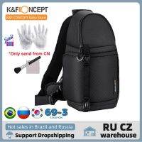 K&amp;F CONCEPT Camera Sling Bag for DSLR/SLR/Mirrorless Camera Case Shockproof Camera Bag 10L Messenger Bag with Removable Dividers