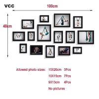 14ชิ้น/ชุดกรอบรูปไม้สำหรับผนังกรอบติดผนังรูปสำหรับแขวนพร้อมรูปภาพกรอบไม้คลาสสิกสำหรับภาพศิลปะตกแต่งผนังและกรอบบ้าน