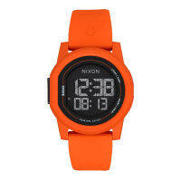 Nixon Disk รุ่น NXA13705194-00 นาฬิกาข้อมือผู้ชาย/ผู้หญิง สายซิลิโคน Orange / Negative หน้าปัด 39 มม.