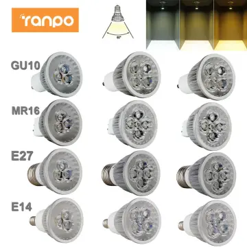 Dimmable LED Spotlight Bulbs GU10 MR16 E27 E14 9W 12W 15W 110V 220V Spot  Lamps
