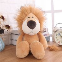 25cm Cute Forest Plush Toy Childrens Sleeping Mate Jungle Stuffed Lion Tiger Elephant Dog Giraffe Raccoon Monkey Kawaii Doll