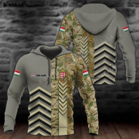 Xzx180305 Camo Army veteran hanger 3D printed zipper Hoodie