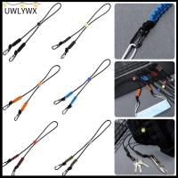 UWLYWX ของใหม่ มีความแข็งแรงสูง การป้องกันตนเอง Parachute CORD พวงกุญแจพาราคอร์ด พวงกุญแจรูปกุญแจ สายรัด