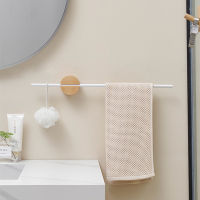 4050cm Walnut Towel Bar Towel Hanger Bath Towel Holder Aluminum Alloy Bathroom Hanging Towel Rack Single Rod Toilet Stand