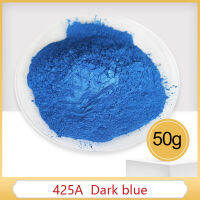 #425A Deep Blue Pearl Powder Pigment DIY สีย้อมสำหรับตกแต่งเล็บสบู่ภาพวาดรถศิลปะหัตถกรรม 100g-vn4958570