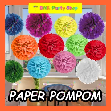 Rainbow Unicorn Party Decorations Unicorn Wall Art Tissue Paper Pom Pom  Pompom