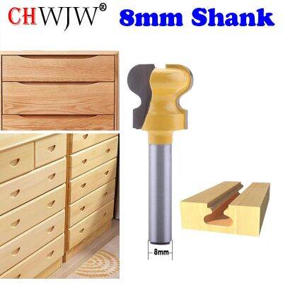 [ใหม่2023] CHWJW 1Pc 8Mm 1/2 "Shank คลาสสิกคู่นิ้วมือดอกกัดไม้ C3ไม้คาร์ไบด์ลิ้นชักใบเลื่อยไม้เครื่องมือ