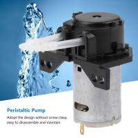 DC12V/24 V ปั๊มน้ำ DIY Peristaltic dosing pump Peristaltic แปรงอายแชโดว์สำหรับ Aquarium Lab วิเคราะห์สารเคมี