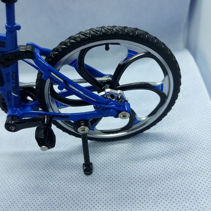 mountain-bike-bike-die-cast-model-สีน้ำเงิน