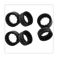 6Pcs Wheel Tires for IRobot Braava Jet M6 (6110, 6012) Vacuum Cleaner Parts Accessories Kit Non-Slip Replacement Wheel Tires