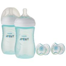 Avent Natural Baby Bottle Teal Gift Set, USA Imported