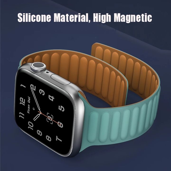 สายหนัง-realme-gs7-max-ของแท้-สาย-สายแม่เหล็ก-for-xiaomi-gs7-smart-watch-สายนาฬิกาสำรอง