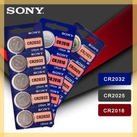 จุด SONY เดิม cr2032 cr 2025 cr2016 3v แบตเตอรี่ปุ่มสำหรับนาฬิการีโมทคอนโทรลเครื่องคิดเลข