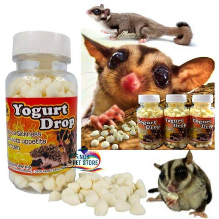PetWorld Yogurt Drop Sugar Glider Hedgehog Food 50gram Lazada