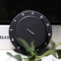 Stainless Steel Kitchen Timer With Magnetic Base Manual Mechanical Cooking Timer Countdown Baking Tools Kitchen Gadgets