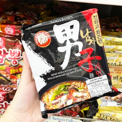 ❤️พร้อมส่ง❤️   Paldo namja ramyeon 115g. 팔도 남자 라면 🥢 บะหมี่กึ่งสำเร็จรูปเกาหลี  มาม่าเกาหลี  มาม่าเผ็ดเกาหลี 🥢 🌟 🔥🔥🔥