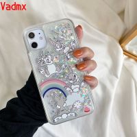 Cute Conch Shell Glitter TPU PC Phone Cases iPhone 12 Pro Max 12 Mini 11 Pro Max 7 8 6 6s Plus Cover Dynamic Liquid Quicksand Cover Case