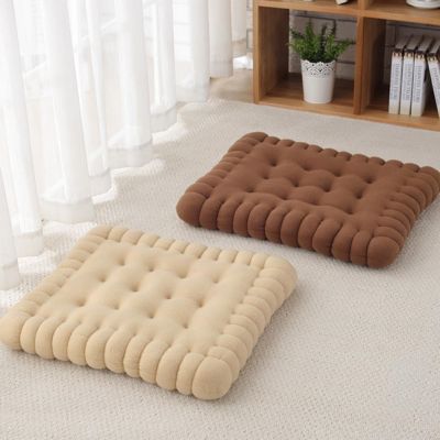 Pillow Biscuit Shape Anti-fatigue PP Cotton Safa Cushion for Home Decor