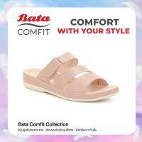 Bata Comfit Womens Comfort Sandals รองเท้าเพื่อสุขภาพ Comfortwithstyle รองเท้าแตะ รองเท้าลำลองแบบสวม สำหรับผู้หญิง รุ่น Ferby  สีชมพู 6615910