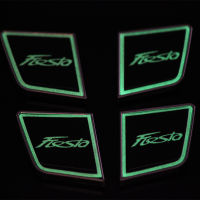 Foal Burning Car Luminous Inner Door Bowl Decoration Trim Cover Sticker for Ford Fiesta Sedan Hatchback 2009 - 2016 Acc.