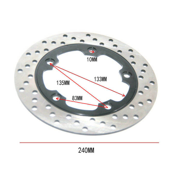 รถจักรยานยนต์ด้านหลังดิสก์เบรกสำหรับ-suzuki-inazuma-gsr400-gsr750-gsr600-gsf650-gs-gsx1250-gsf1250ดิสก์เบรกโรเตอร์