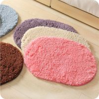 Bath Mats Non-slip Cashmere Toilet Floor Mat Strong Water Absorption Shower Kitchen Bedroom Rug Bathroom Products