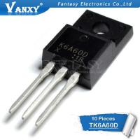 10 pcs TK6A60D TO-220F K6A60D TO220F TK6A60 A-220 N-Canal 6A 600 V Novo