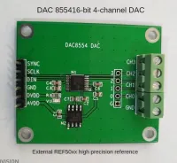 โมดูล DAC8554 16บิต4ทาง DAC8552โมดูล DAC DAC