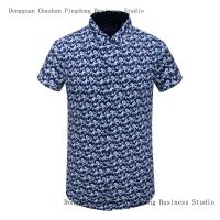 2023 New Ancient Brand Mens and Womens Spring and Autumn Thick Short Sleeve Shirt Business Casual Comfortable Versatile Top LD406 Customizable