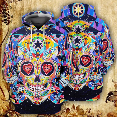 New Skull Hoodie Funny 3d Printed Hoodie Sweatshirt Unisex Street Wear Pullover Casual Sweatshirt popular