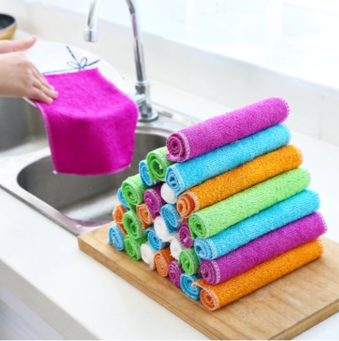 1pc Disposable Magic Cleaning Cloth For Kitchen And Bathroom