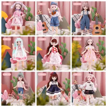 Toys Dress 30CM Doll Dress Colorful 1/6 BJD Doll Clothes Set Doll