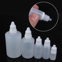 【YF】◇✐∈  5/10/15/20/50/100ml Plastic Squeeze Bottle Dropper Sample drops Reuse Glue Applicator