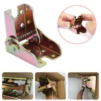 1-5pcs Iron Folding Hinge Notebook Table Leg Brackets Desk Chair Feet Extension 90 Degree Self Locking Furniture Hinges Door Hardware Locks