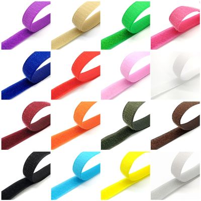 A Pair 20mm Colorful Sewing Adhesive Fastener Tape Hook and Loop Tape Cable Ties Accessories 1 Yard/lot