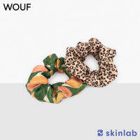 WOUF Pink Savannah &amp; Peach Scrunchies