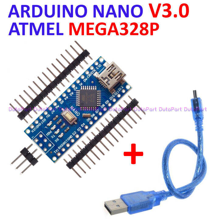 Arduino Nano V3.0 ATMega328P 5V 16Mhz CH340G CH340 V3 + KABEL USB ...