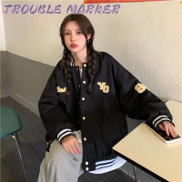 TroubleMaker เสื้อผ้าแฟชัน2023 เสื้อแจ็คเก็ตผ้าฟลีซขนาดเล็กสำหรับฤดูใบไม้ร่วงและฤดูหนาว เวอร์ชั่นเกาหลี WJK2390RJM 38Z230922