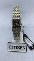 #169 นาฬิกาข้อมือผู้หญิง CITIZEN หญิง รุ่น NH2360-58HB หน้าปัดสีดำ เรือนสี่เหลี่ยม