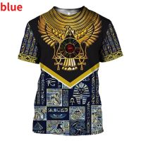 2023 NEW2022ฤดูร้อน Cool R Men เสื้อยืดอียิปต์ God Eye Of Horus 3D พิมพ์ Harajuku แขนสั้น T เสื้อ Unisex Casual Tops