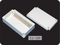 TJ-15P : Terminal Block Box IP66 (กล่องพลาสติก พร้อมเทอร์มินอลบล็อก)TIBOX , Size : 100x180x55 mm.